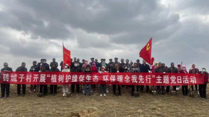 爭當綠色使者、生態(tài)先鋒 ——集團駐村工作隊組織幫扶村開展義務植樹主題黨日活動
