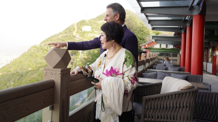 甘肅文旅國(guó)際推廣考察團(tuán)·甘肅行代表在如驛部落·蘭山參觀(guān)體驗(yàn)